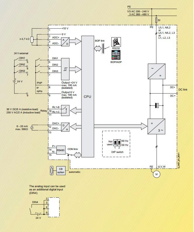 Преобразователь частоты Siemens Micromaster 420